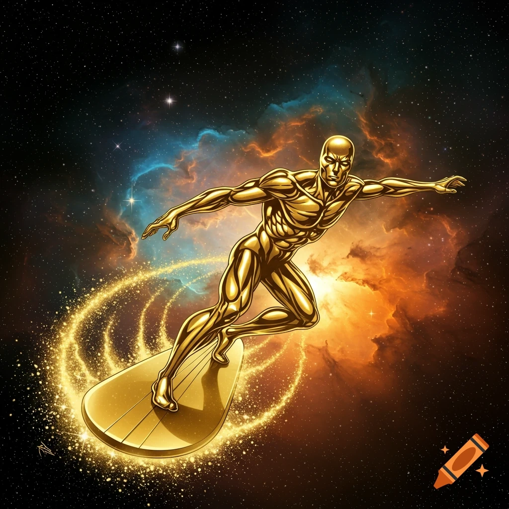 Gold Silver Surfer Pfp 5 Gold Silver Surfer Pfp 5