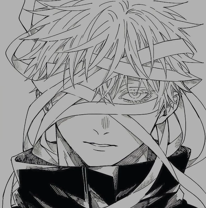 satoru gojo pfp black and white 2 satoru gojo pfp black and white 2
